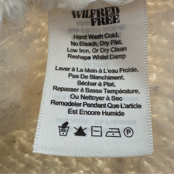 Aritzia Wilfred Free Aronsom Mohair Wool Blend Boucle Longline Cardigan Minimal - Picture 8 of 9